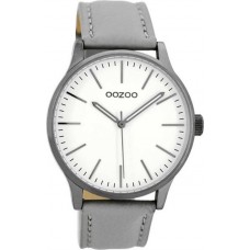 OOZOO TIMEPIECES  Grey Leather Strap 